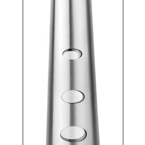 Sleek Silver Utensil Holder, oil and vinegar dispensers.set of 2